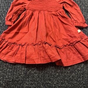 Ruffle Butts Red Relaxed Casual Dress